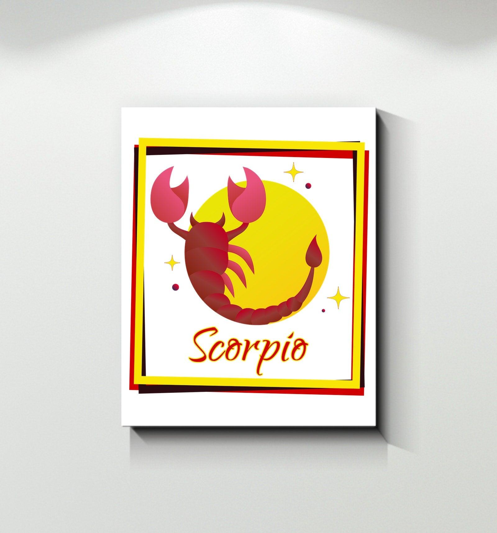 Scorpio Wrapped Canvas | Zodiac series 3 - Beyond T-shirts