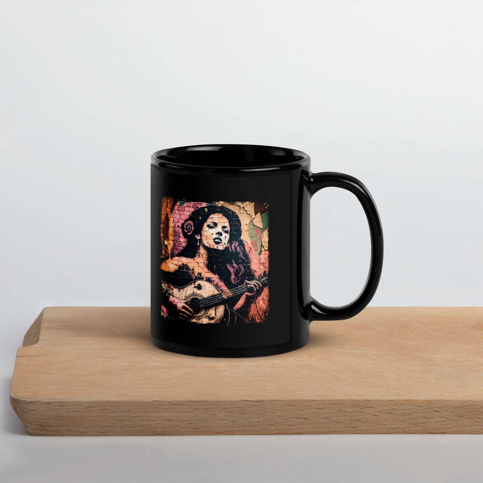 Setting The Mood Right Black Glossy Mug - Beyond T-shirts