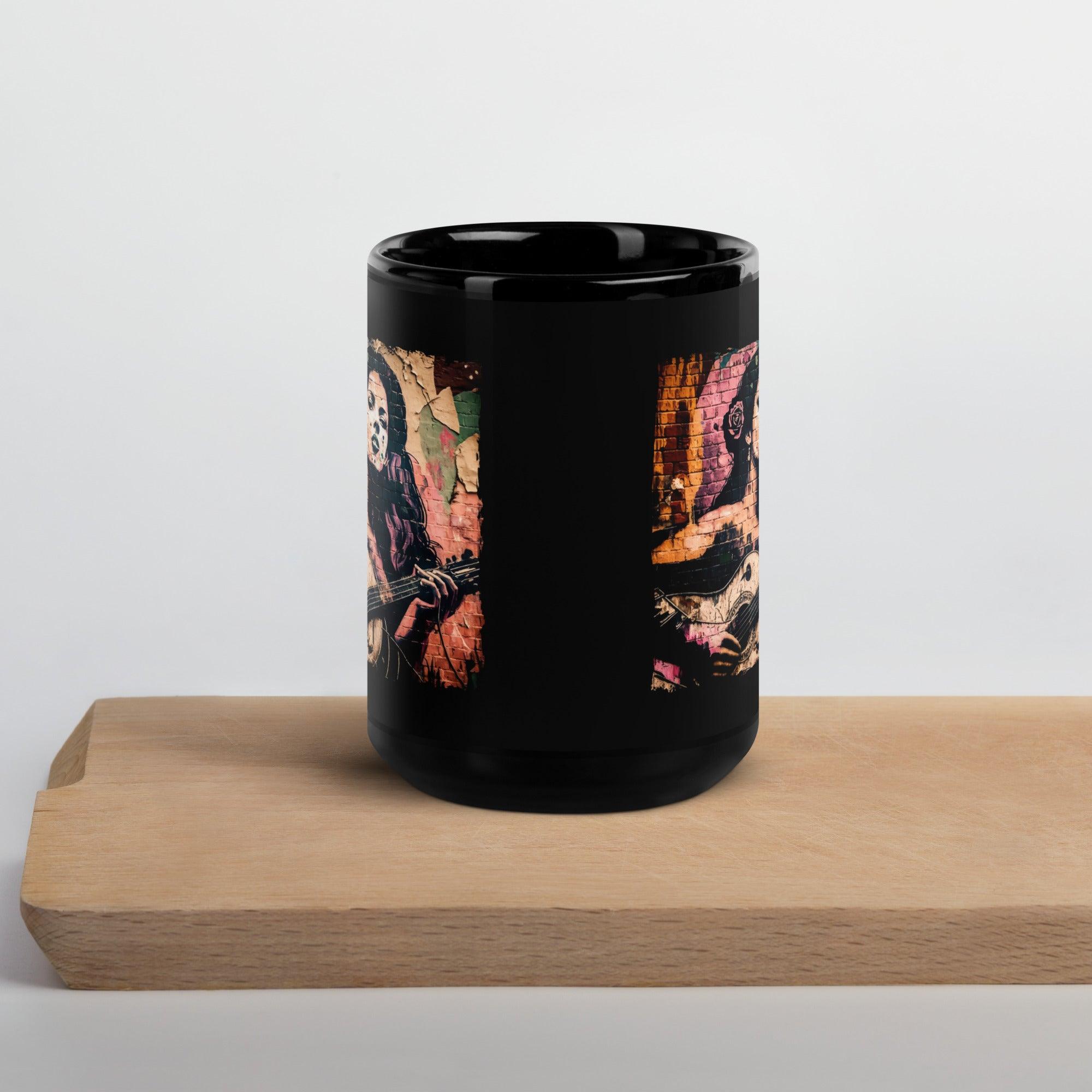 Setting The Mood Right Black Glossy Mug - Beyond T-shirts