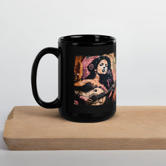 Setting The Mood Right Black Glossy Mug - Beyond T-shirts