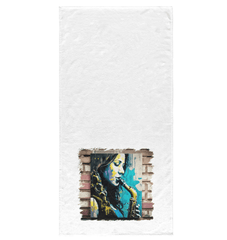 She Breathes Through Music Bath Towel - Beyond T-shirts