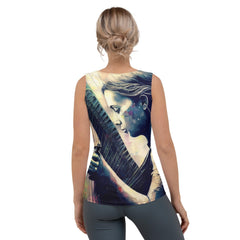 She Can Make That Harp Sing Sublimation Cut & Sew Tank Top - Beyond T-shirts