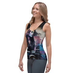 She Drums With Power Sublimation Cut & Sew Tank Top - Beyond T-shirts