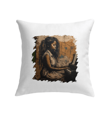 She Makes Keys Sing Indoor Pillow - Beyond T-shirts