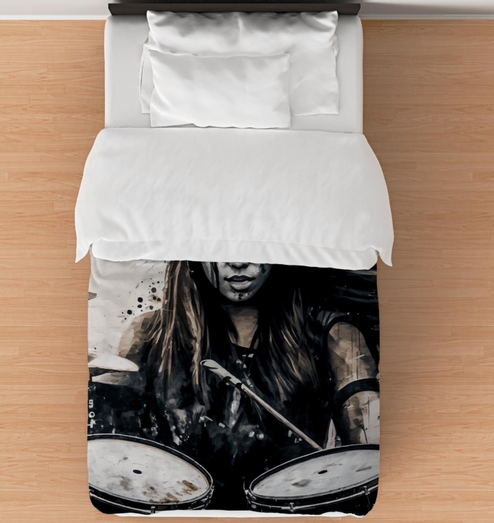 She Owns The Stage Comforter- Twin - Beyond T-shirts