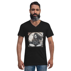 She Owns The Stage Unisex Short Sleeve V-Neck T-Shirt - Beyond T-shirts