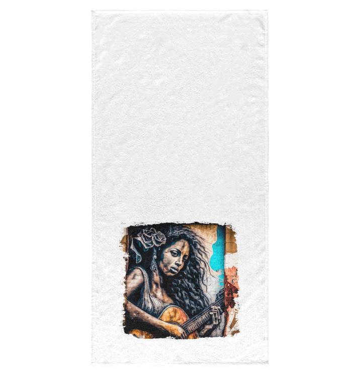 She Plays With Feeling Bath Towel - Beyond T-shirts