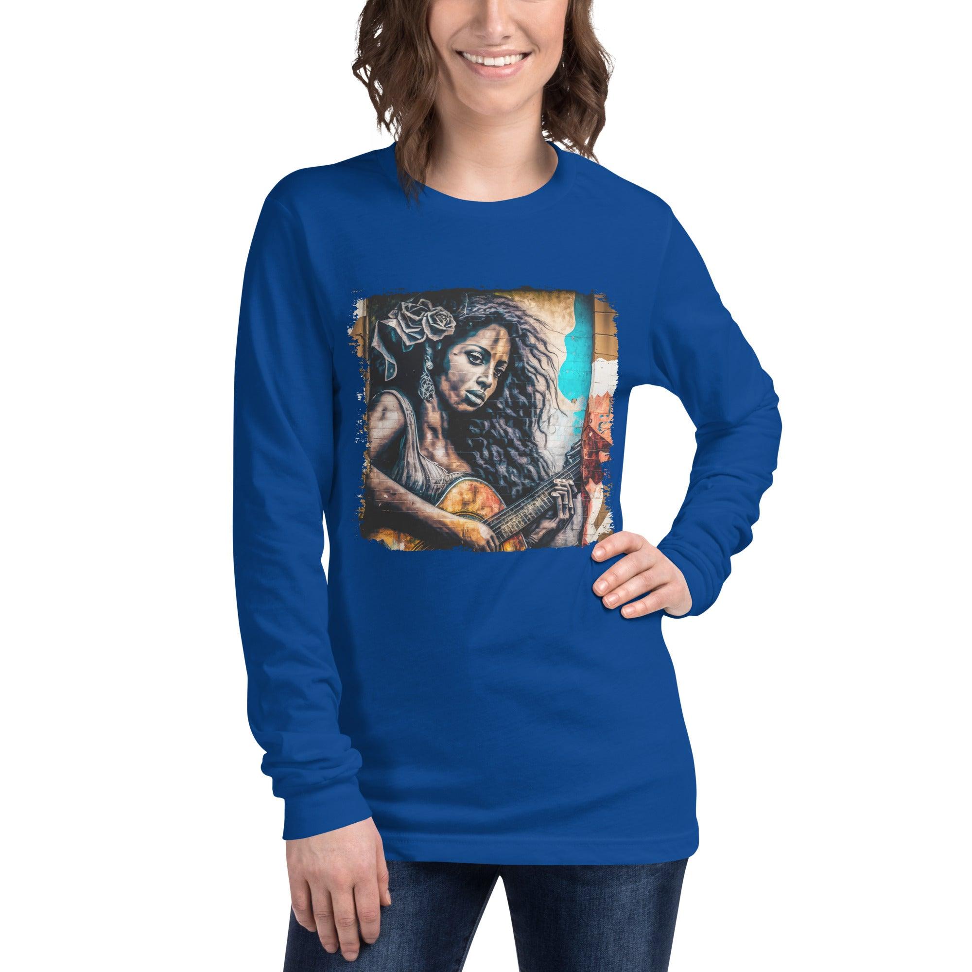 She Plays With Feeling Unisex Long Sleeve Tee - Beyond T-shirts