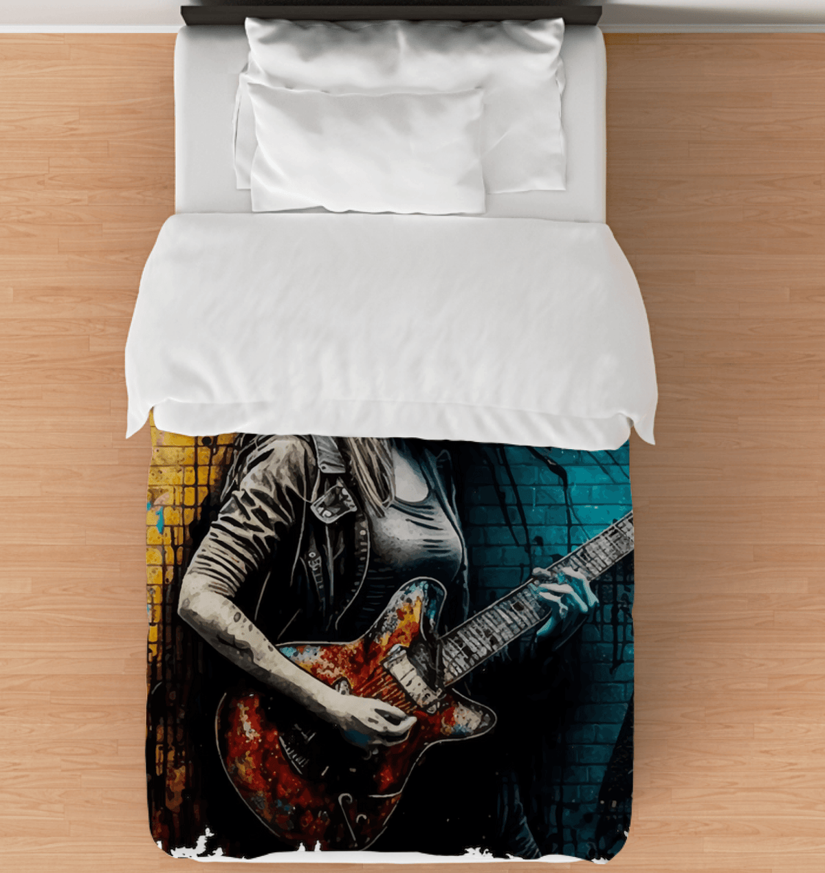 She's Got The Blues Comforter- Twin - Beyond T-shirts