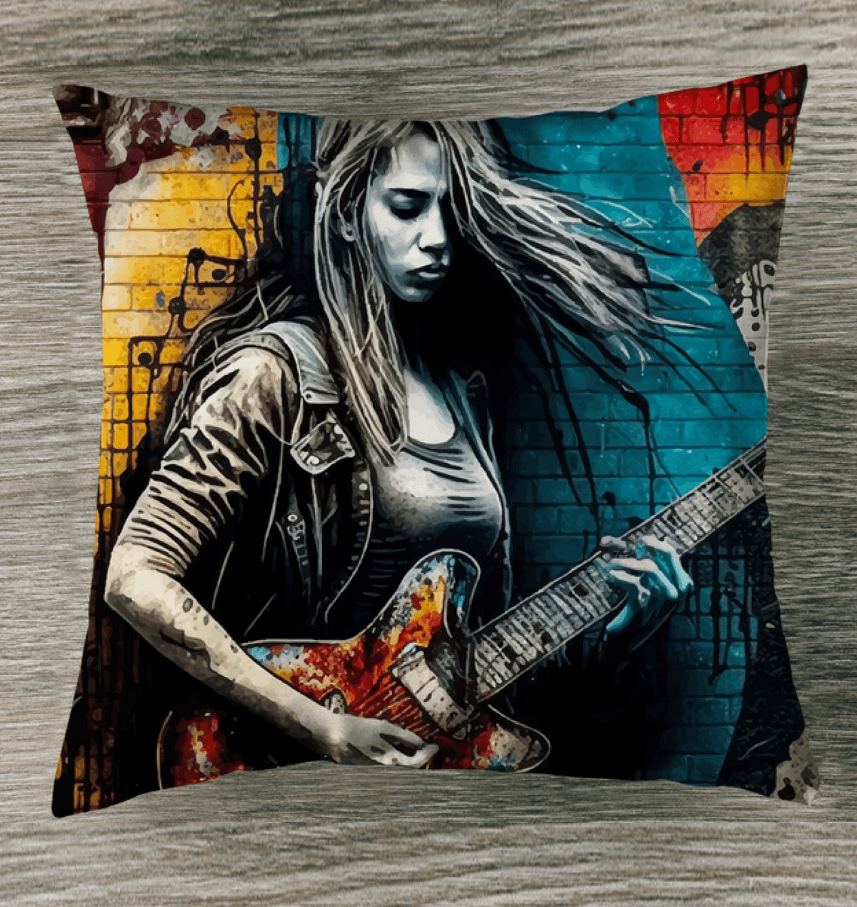 She's Got The Blues Indoor Pillow - Beyond T-shirts