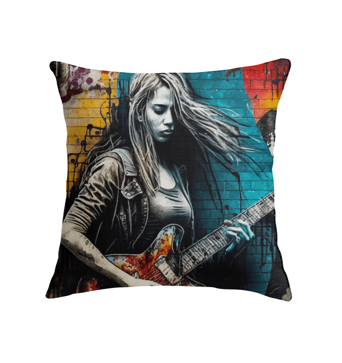 She's Got The Blues Indoor Pillow - Beyond T-shirts