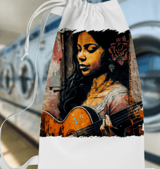 She Strums With Soul Laundry Bag - Beyond T-shirts