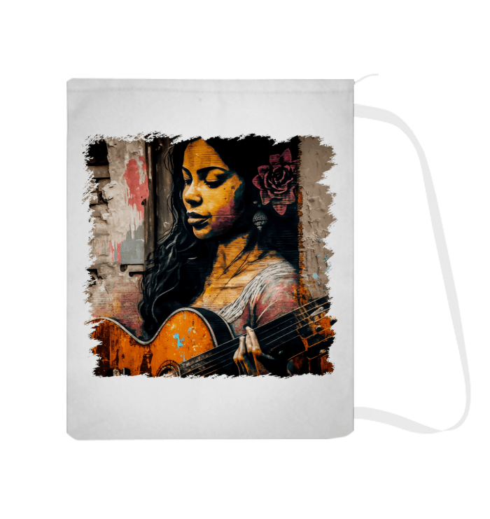 She Strums With Soul Laundry Bag - Beyond T-shirts