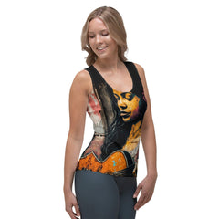 She Strums With Soul Sublimation Cut & Sew Tank Top - Beyond T-shirts