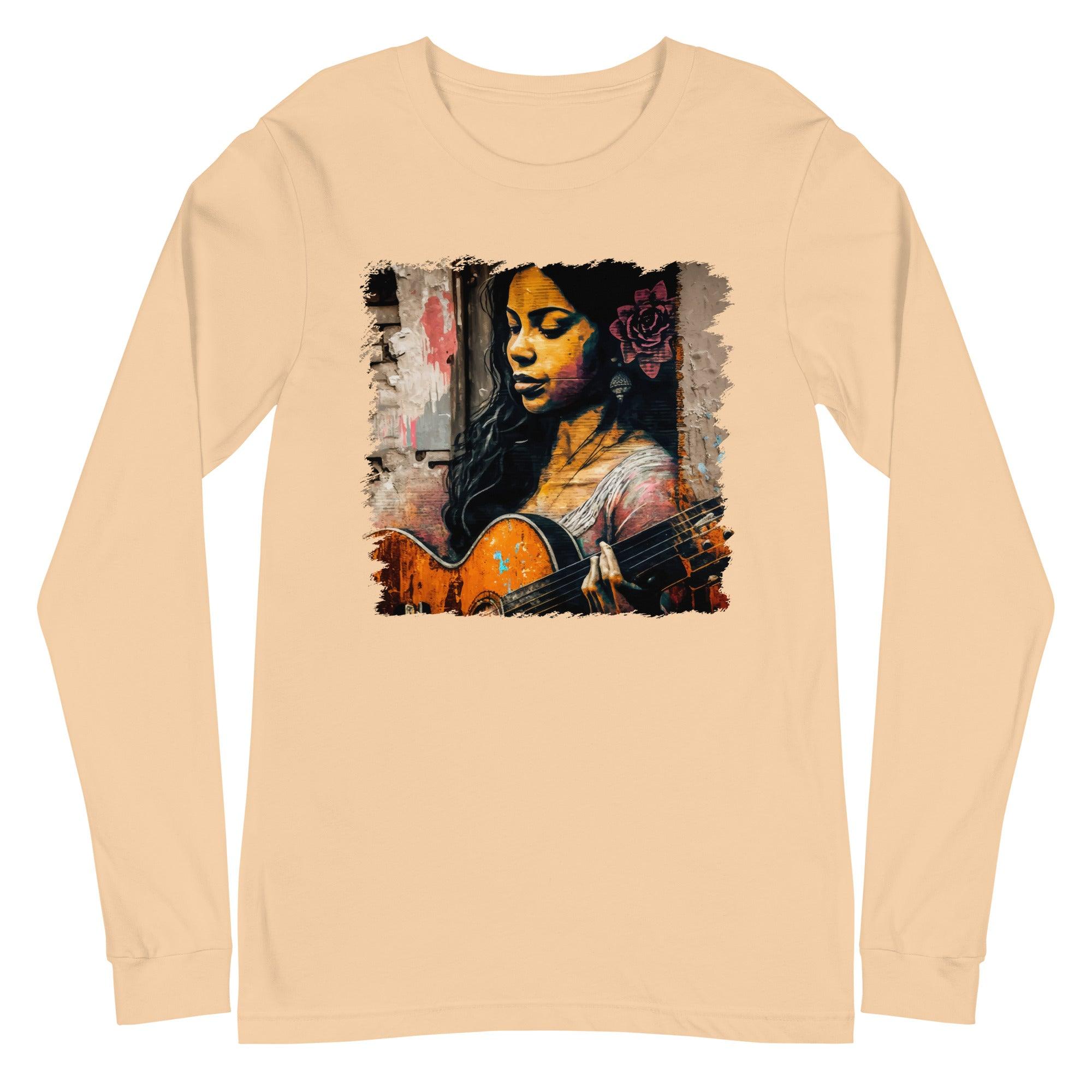 She Strums With Soul Unisex Long Sleeve Tee - Beyond T-shirts