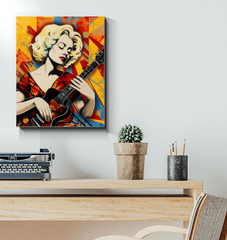 Singing Guitar Painting