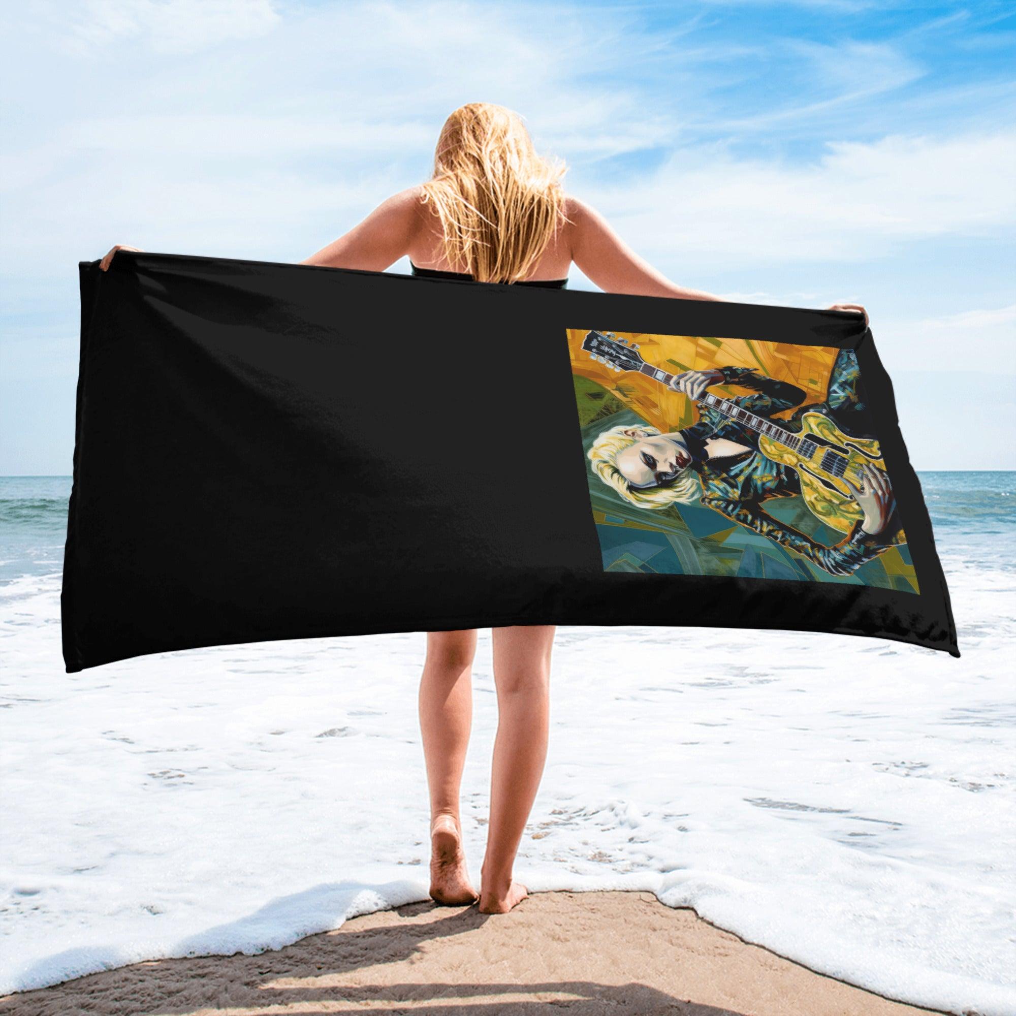 Six Strings Towel - Front View