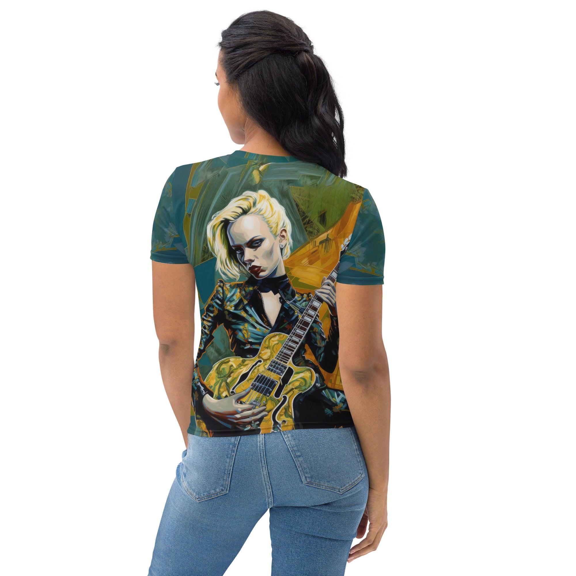 Music-Themed Women's Tee Side View