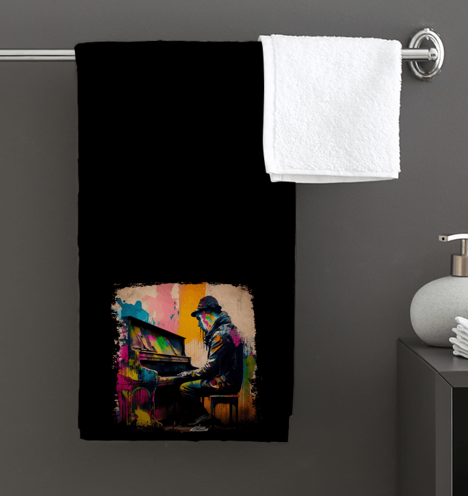 Slappin' Dem Keys Bath Towel - Beyond T-shirts