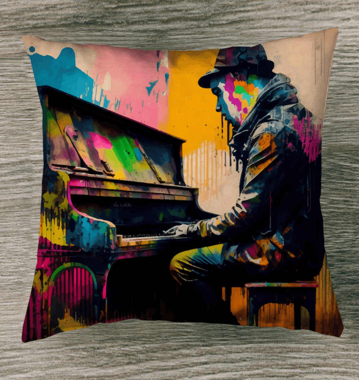 Slappin' Dem Keys Indoor Pillow - Beyond T-shirts