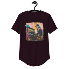 Slappin' Dem Keys Men's Curved Hem T-Shirt - Beyond T-shirts