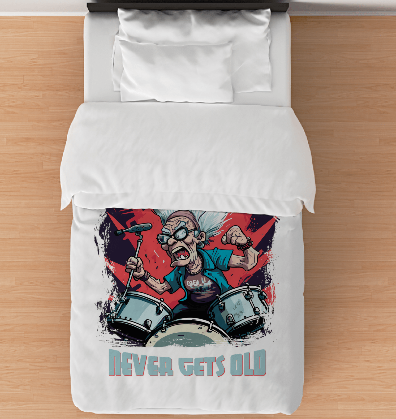 Sound Never Gets Old Duvet Cover - Beyond T-shirts