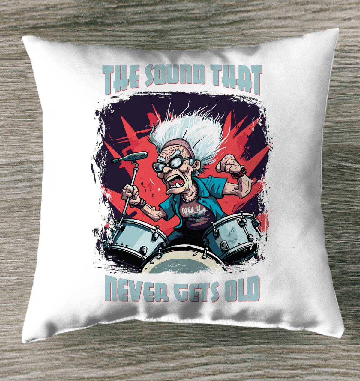 Sound Never Gets Old Indoor Pillow - Beyond T-shirts