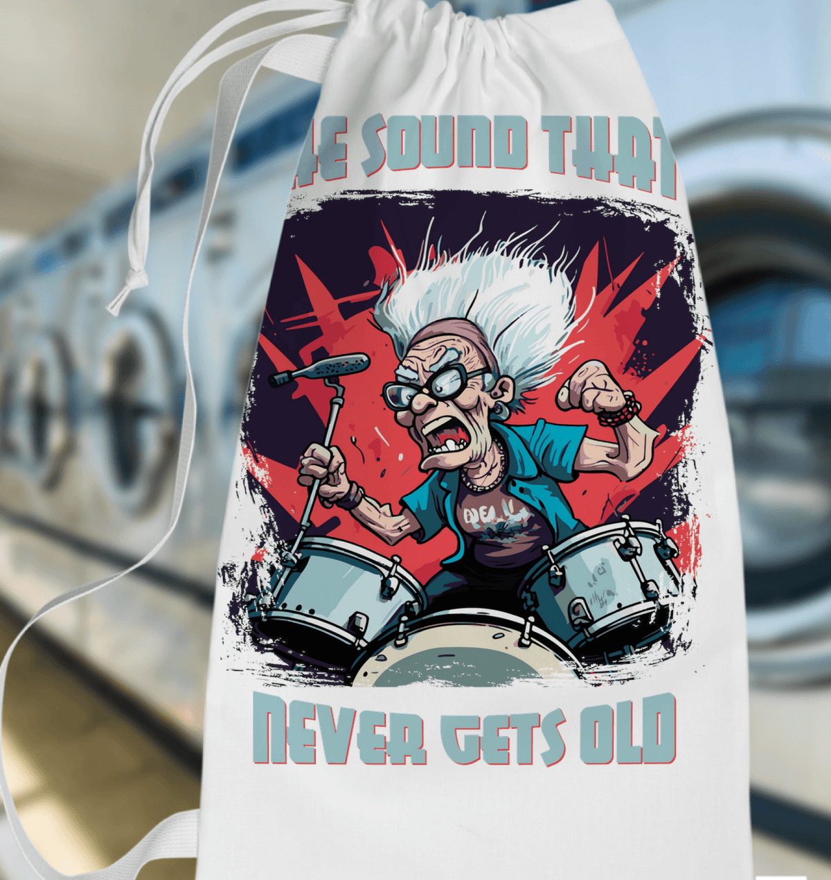 Sound Never Gets Old Laundry Bag - Beyond T-shirts