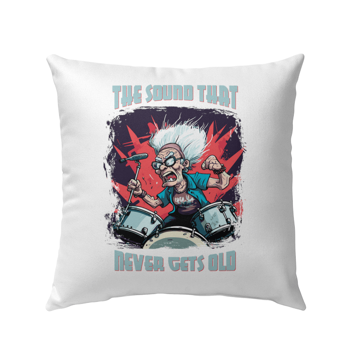 Sound Never Gets Old Outdoor Pillow - Beyond T-shirts