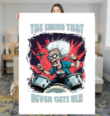 Sound Never Gets Old Sherpa Blanket - Beyond T-shirts