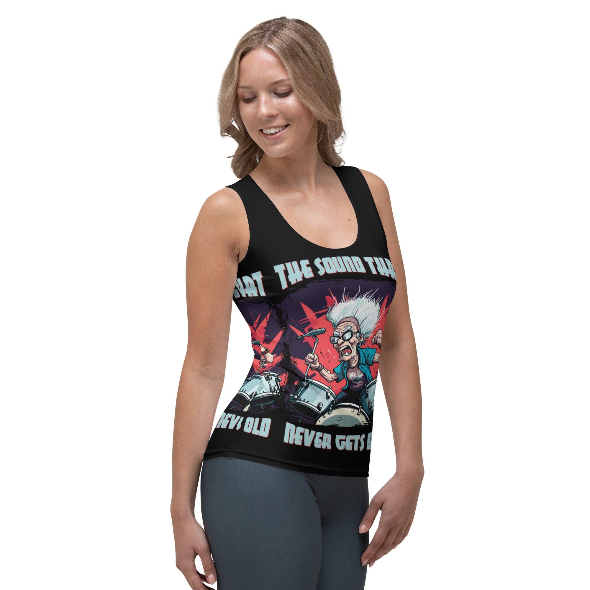 Sound Never Gets Old Sublimation Cut & Sew Tank Top - Beyond T-shirts