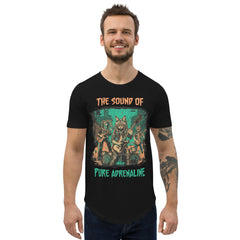 Sound Of Adrenaline Men's Curved Hem T-Shirt - Beyond T-shirts