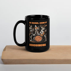 Sound Of Headbanging Black Glossy Mug - Beyond T-shirts