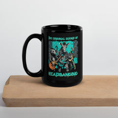 Sound Of Headbanging Black Glossy Mug - Beyond T-shirts