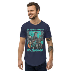 Sound Of Headbanging Men's Curved Hem T-Shirt - Beyond T-shirts