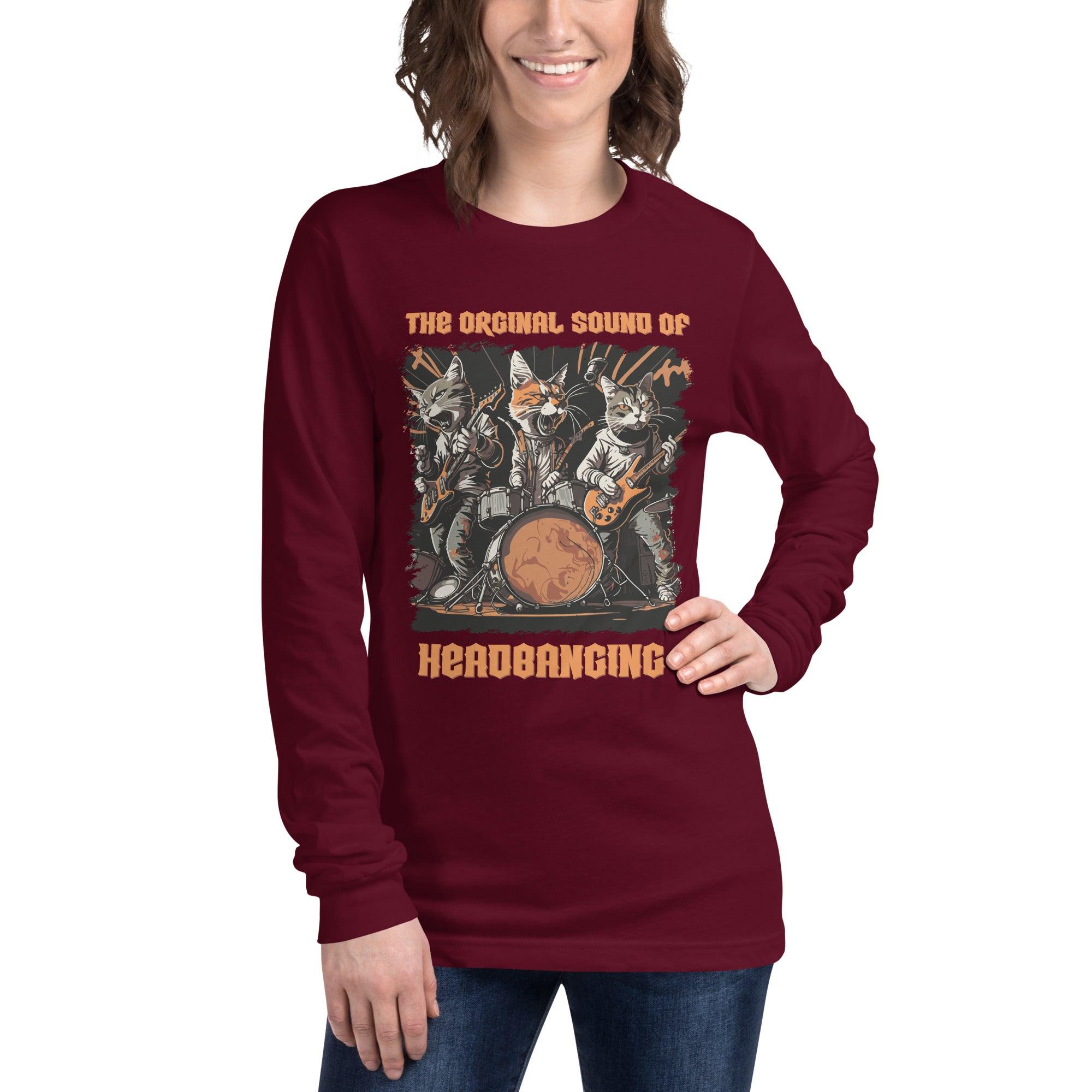 Sound Of Headbanging Unisex Long Sleeve Tee - Beyond T-shirts