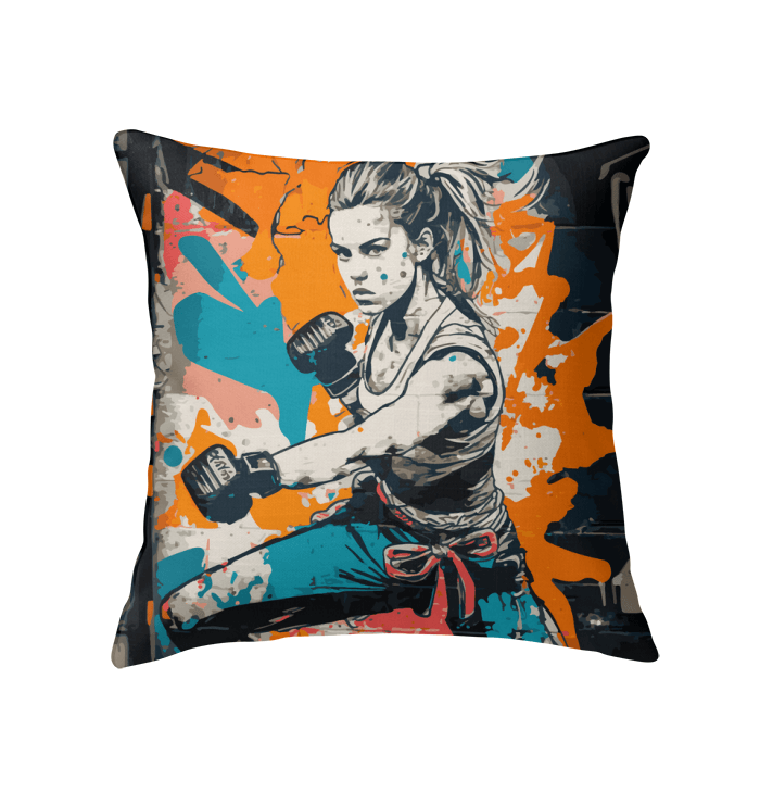 Stay Focused Stay Fierce Indoor Pillow - Beyond T-shirts