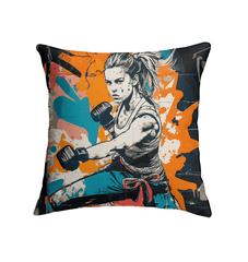 Stay Focused Stay Fierce Indoor Pillow - Beyond T-shirts