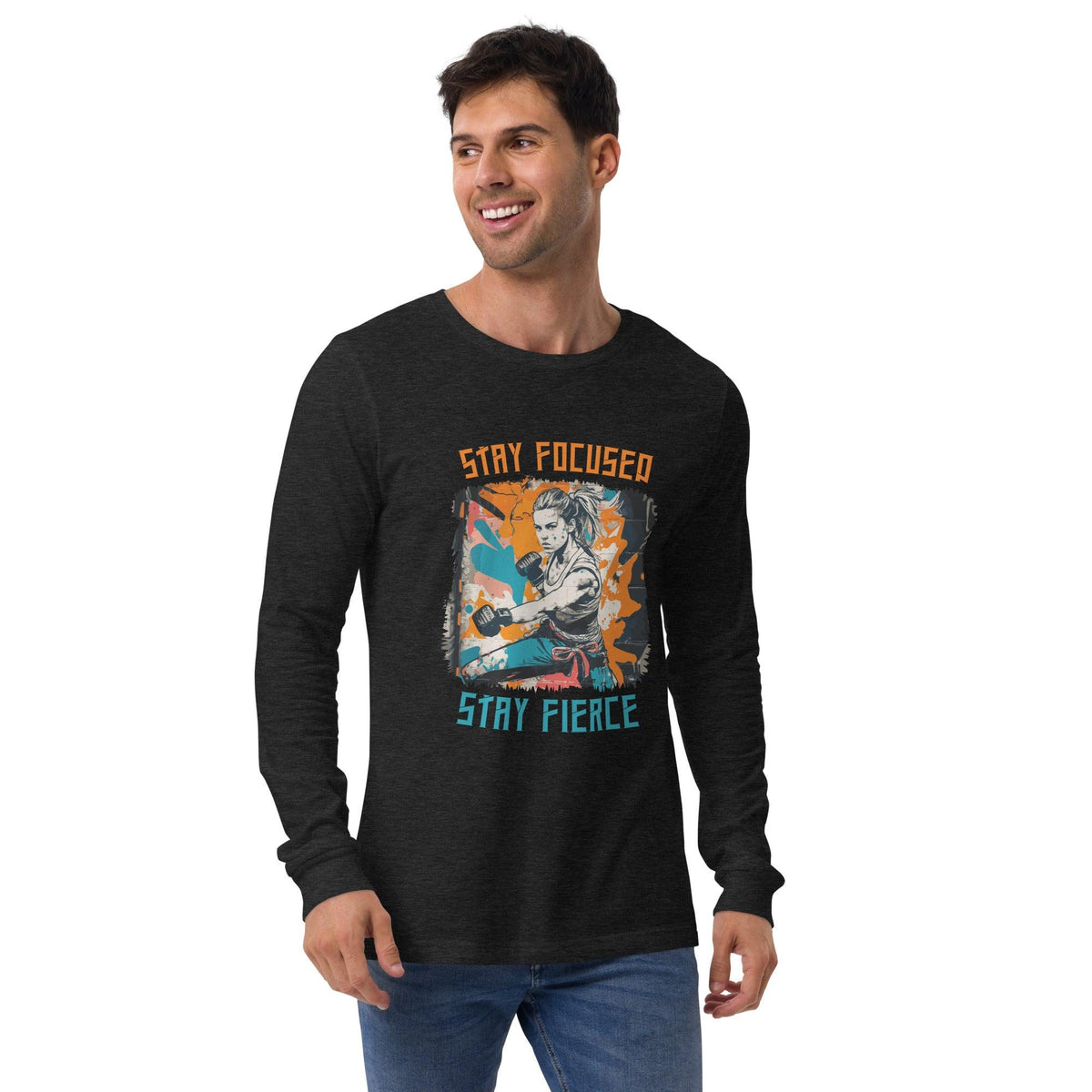 Stay Focused Stay Fierce Unisex Long Sleeve Tee - Beyond T-shirts