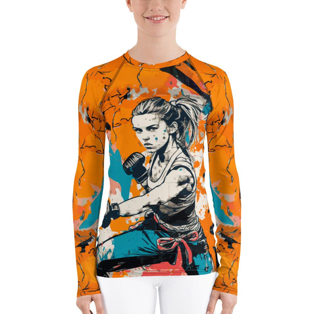 Stay Focused Stay Fierce Women's Rash Guard - Beyond T-shirts