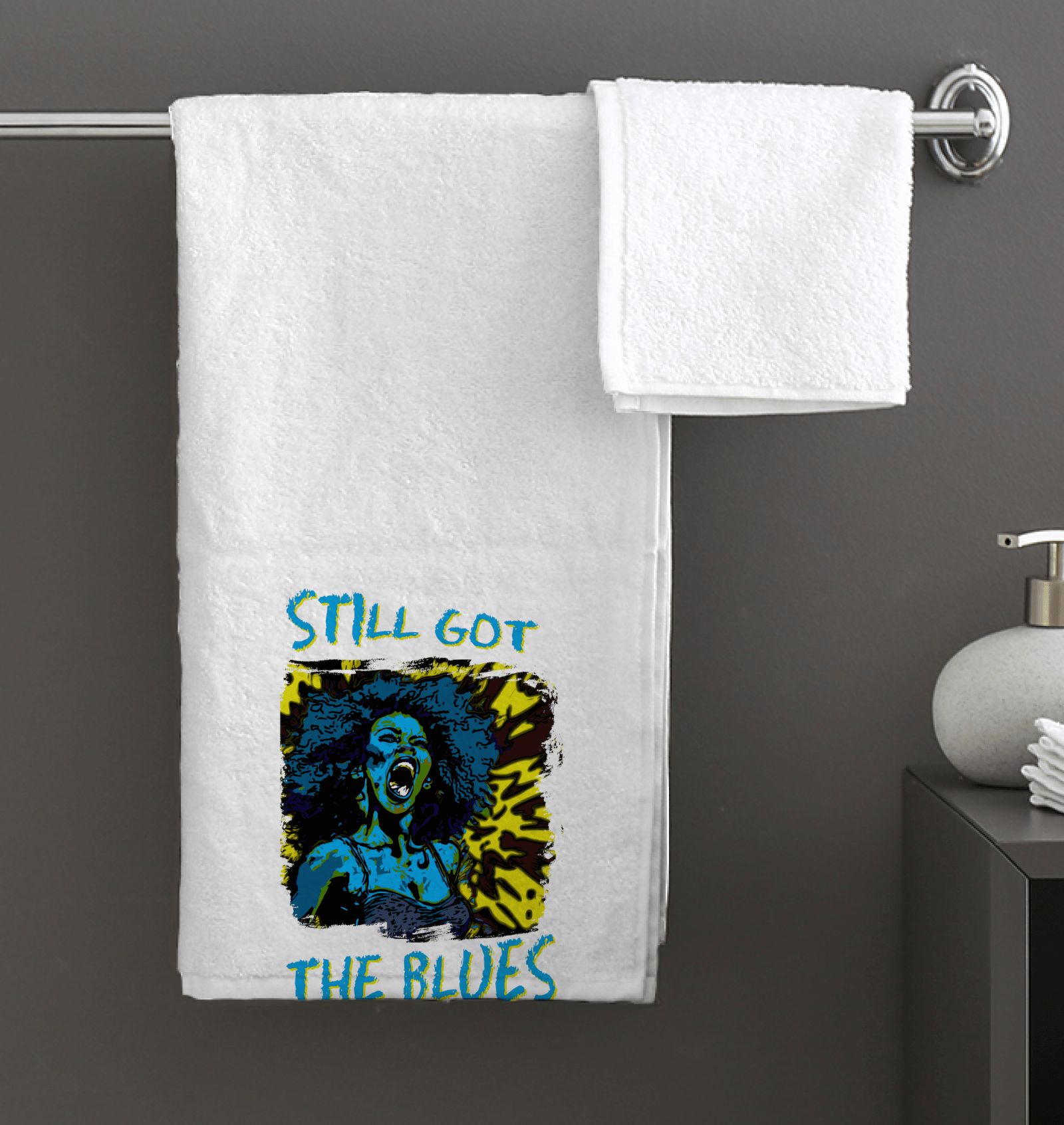 Still Got The Blues Bath Towel - Beyond T-shirts