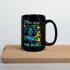 Still Got The Blues Black Glossy Mug - Beyond T-shirts