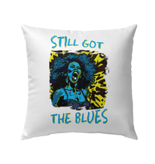 Still Got The Blues Outdoor Pillow - Beyond T-shirts