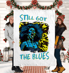 Still Got The Blues Sherpa Blanket - Beyond T-shirts