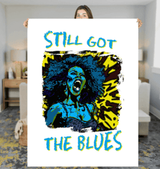 Still Got The Blues Sherpa Blanket - Beyond T-shirts