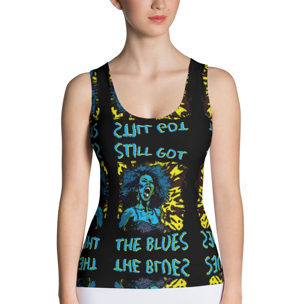 Still Got The Blues Sublimation Cut & Sew Tank Top - Beyond T-shirts