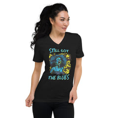 Still Got The Blues Unisex Short Sleeve V-Neck T-Shirt - Beyond T-shirts