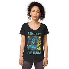 Still Got The Blues Women’s fitted v-neck t-shirt - Beyond T-shirts
