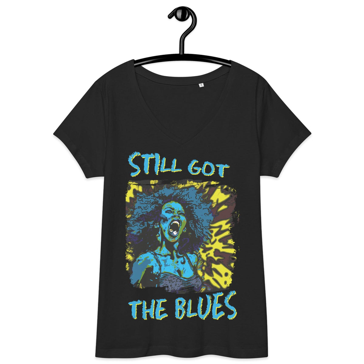 Still Got The Blues Women’s fitted v-neck t-shirt - Beyond T-shirts