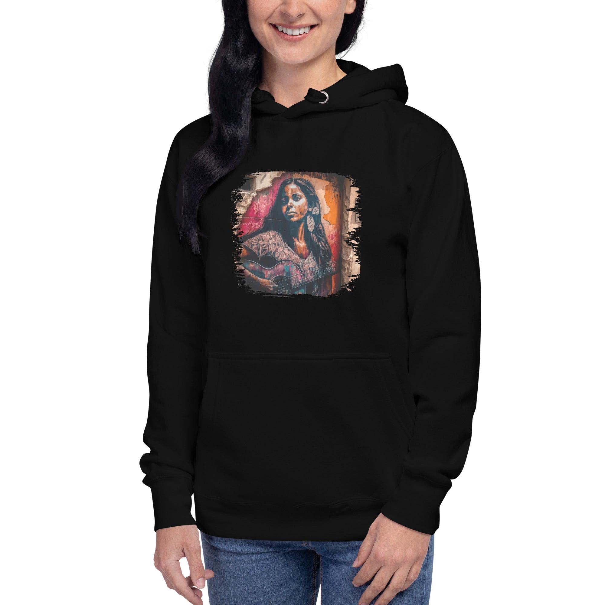 Strings Convey Her Heart Unisex Hoodie - Beyond T-shirts